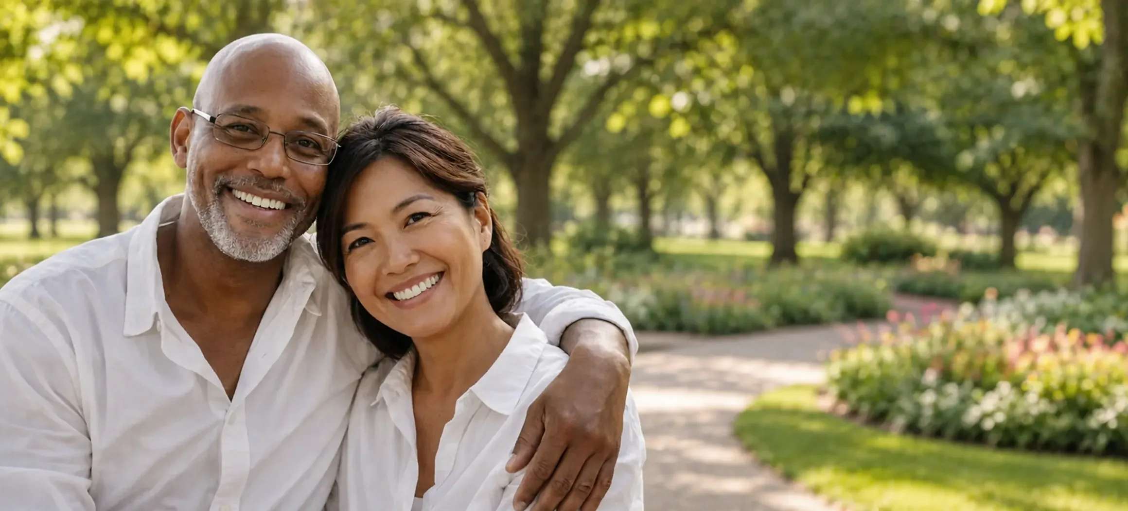 happy mature couple