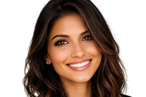 woman with pretty smile